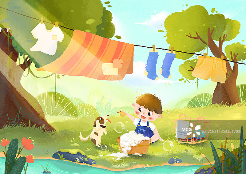 儿童插画图片素材