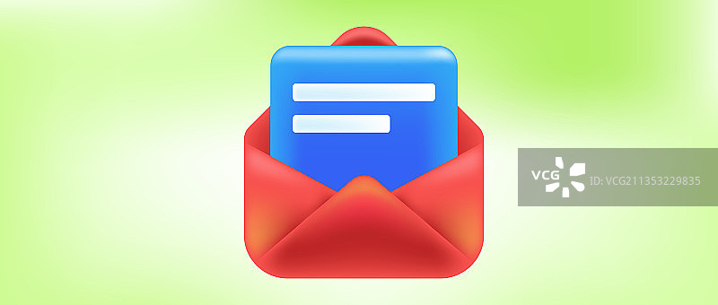 3d邀请函互联网矢量扁平插画图片素材