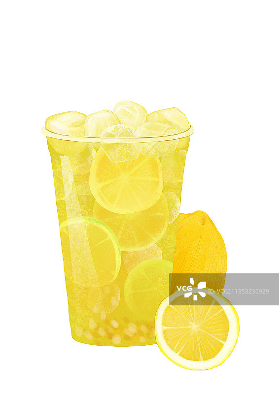 柠檬茶图片素材
