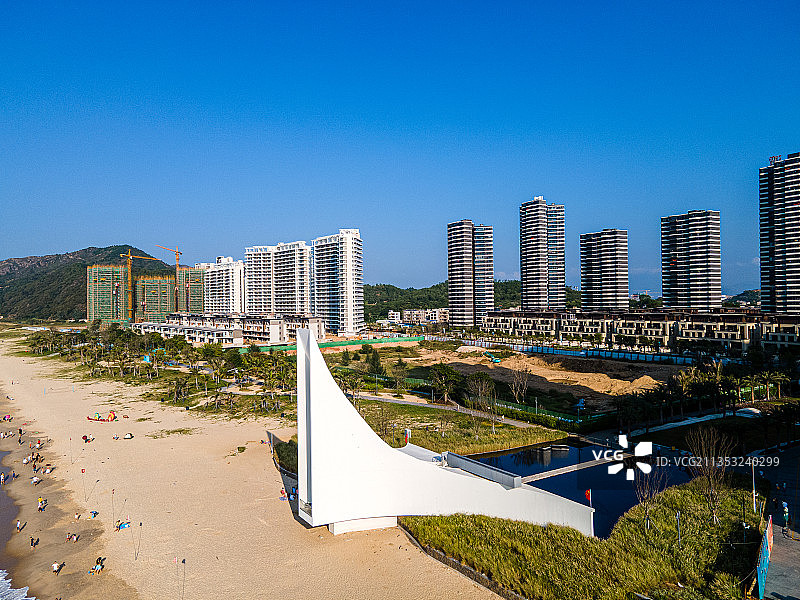 广东省汕尾市保利金町湾婚礼教堂图片素材