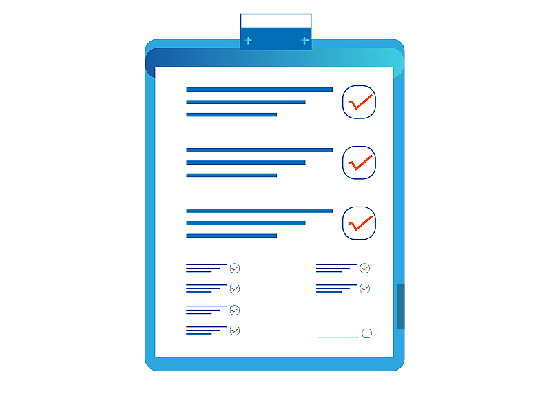 实验报告清单的元素图片素材