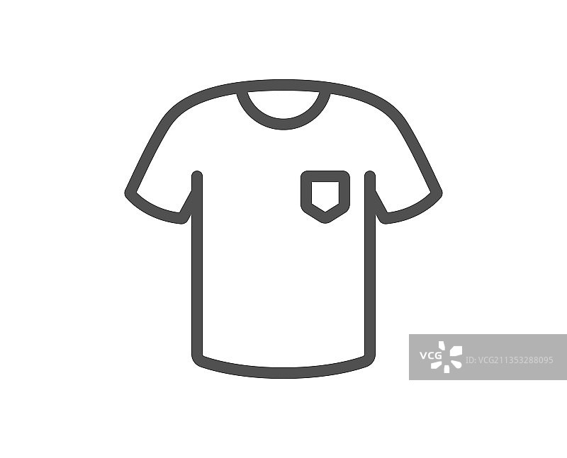 T恤线条图标图片素材