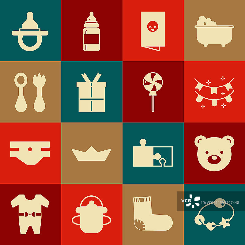 拨浪鼓、婴儿玩具、泰迪熊毛绒嘉年华素材图片素材