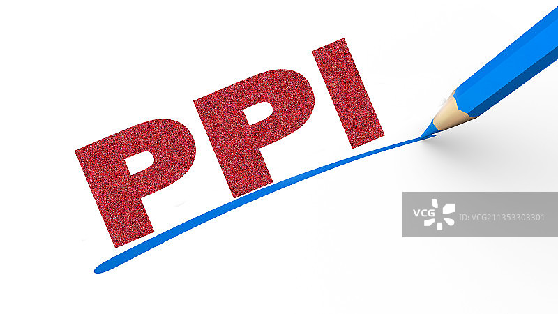 PPI，生产者价格指数，工业生产者出厂价格指数图片素材