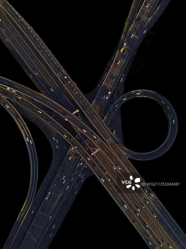 立交之晨图片素材