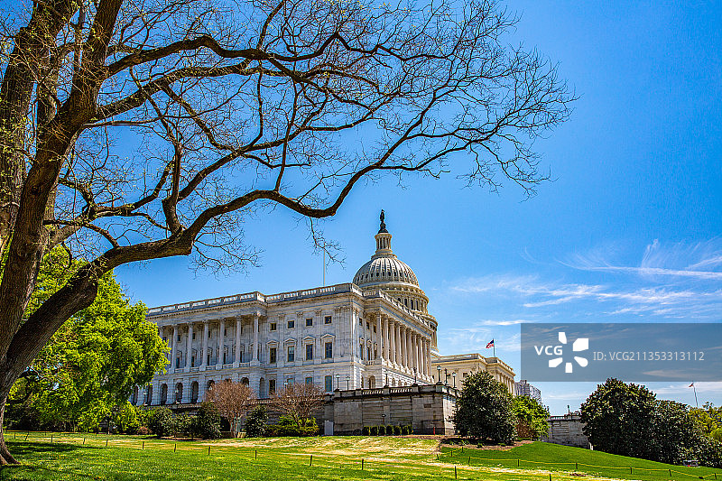 美国国会大厦图片素材
