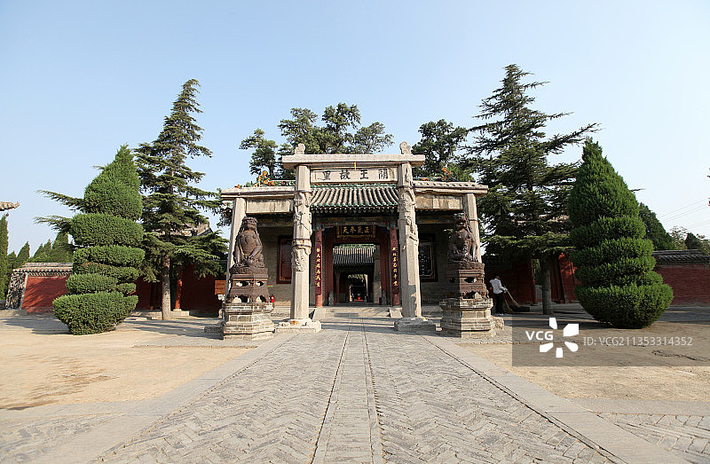 山西运城盐湖解州关帝庙图片素材