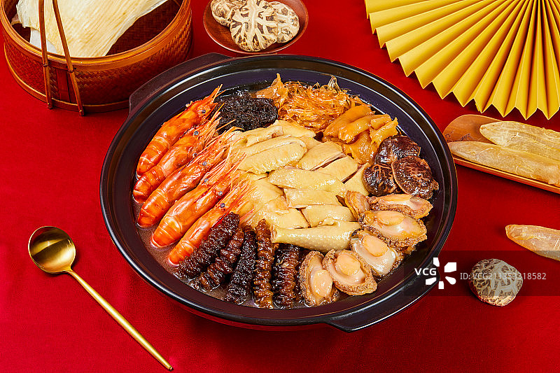 海鲜佛跳墙图片素材