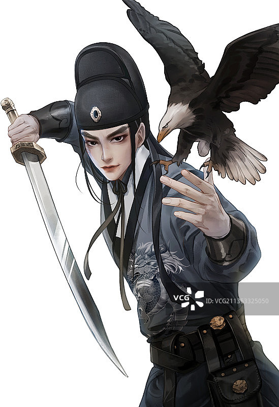 古风人物立绘之锦衣卫鹰犬图片素材