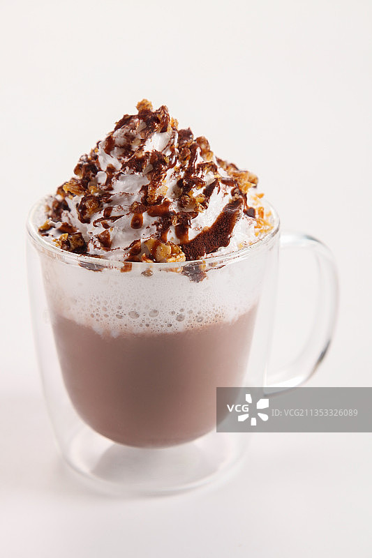巧克力奶昔图片素材