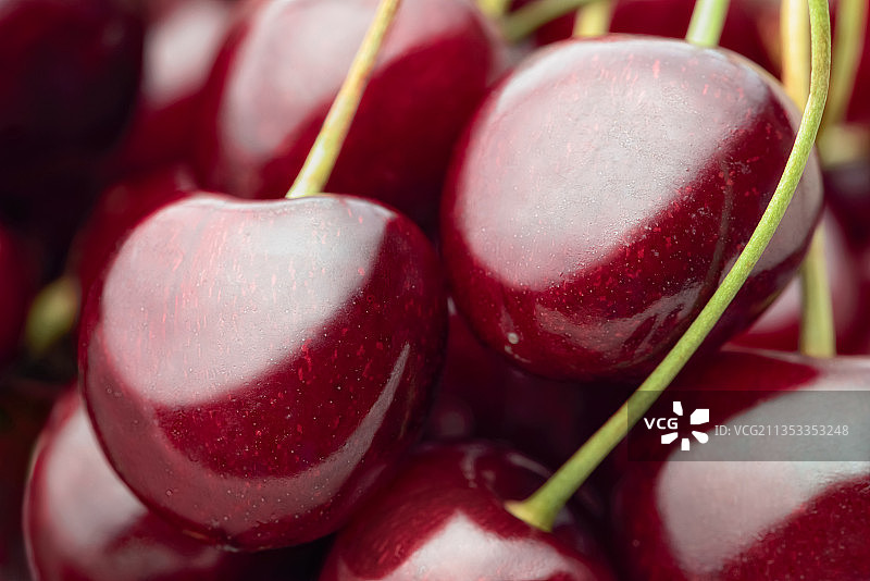 樱桃特写图片素材
