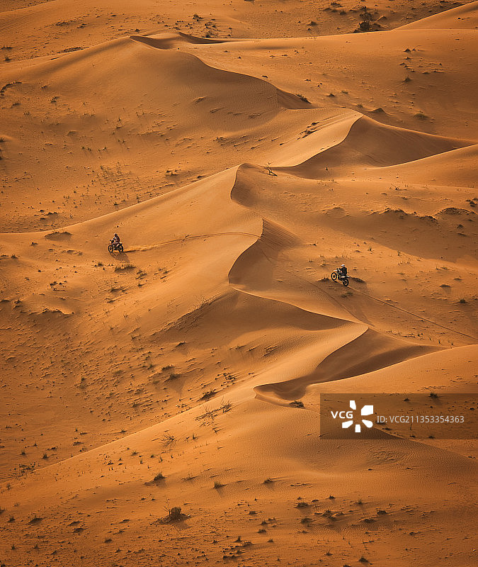 沙漠高角度景观图片素材