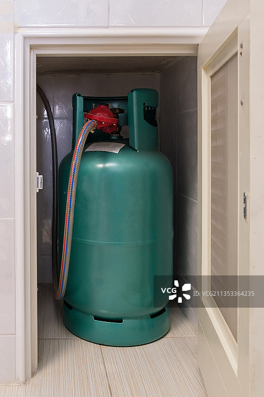 曼谷墙上的火灾警报器特写，泰国图片素材