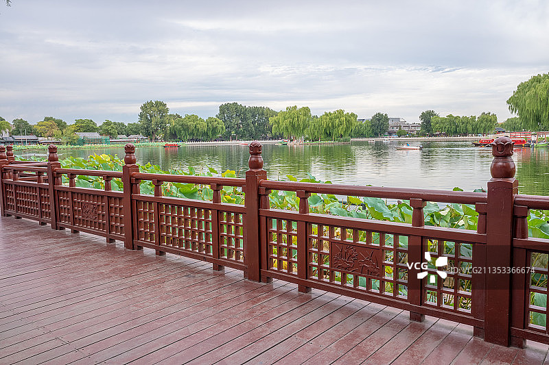 夏天北京后海西海图片素材
