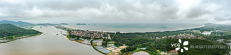 中国广东省阳江市阳西县南山海图片素材