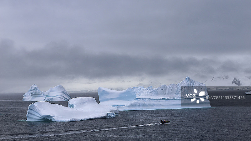 南极洲冬季海景图片素材