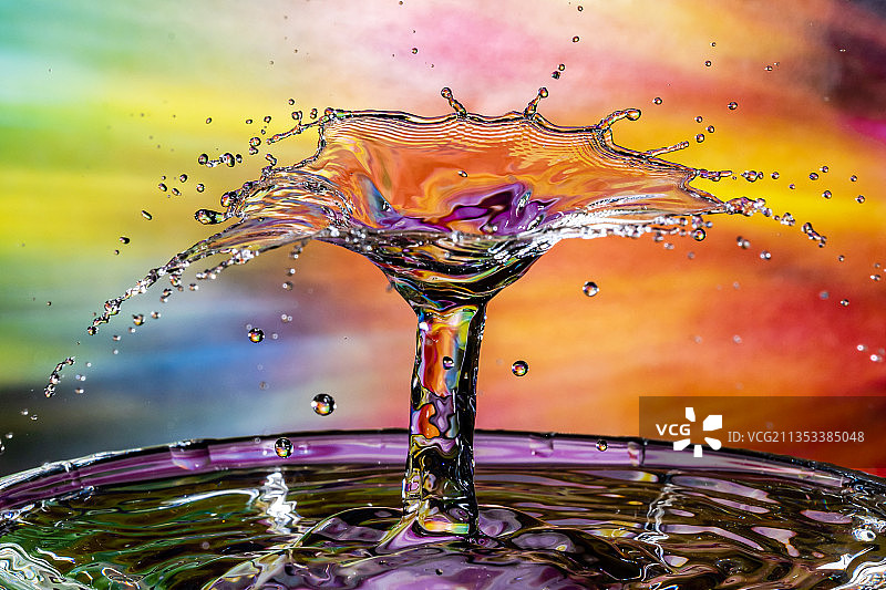 中国香港水花飞溅特写图片素材
