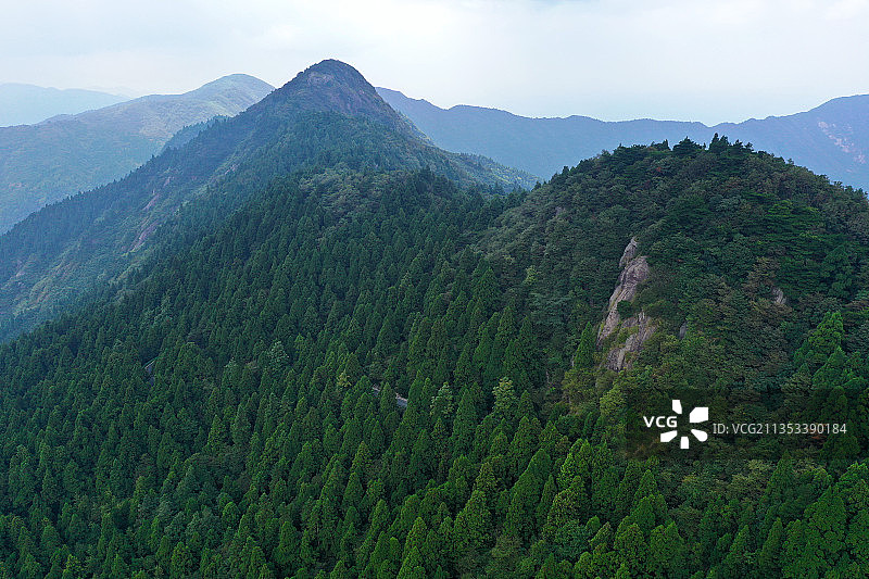 湖南省衡阳市南岳区衡山国家重点风景名胜区南岳索道南天门祖师殿图片素材