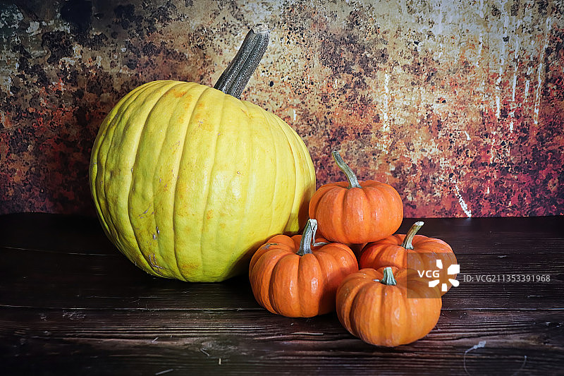 南瓜在上的特写图片素材