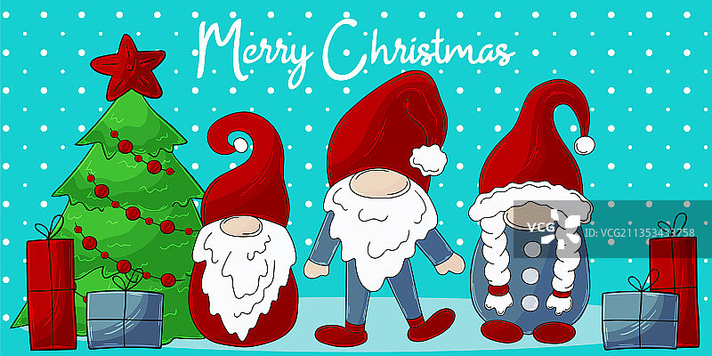 圣诞小矮人图片素材