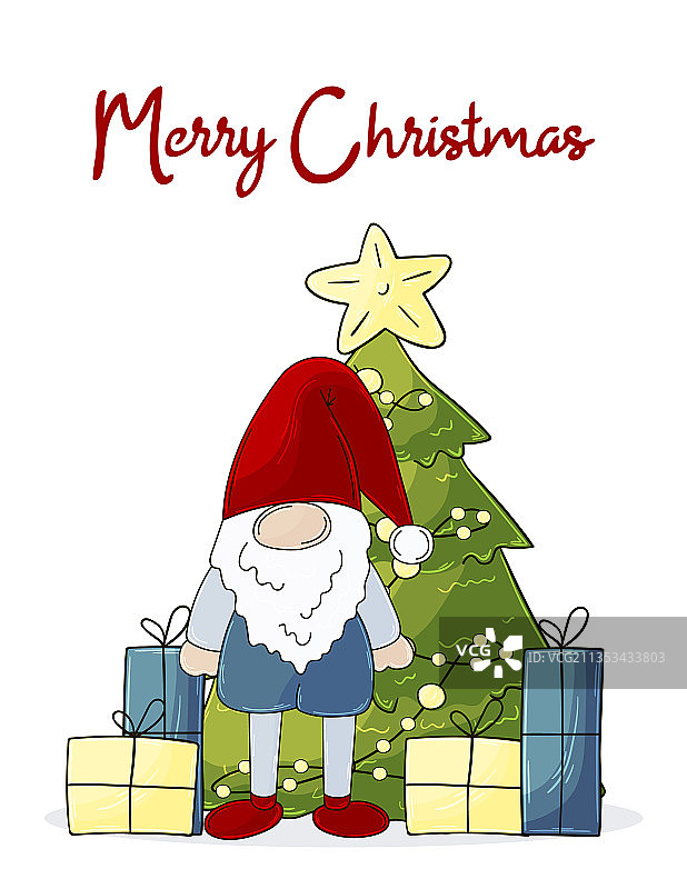 圣诞小矮人图片素材