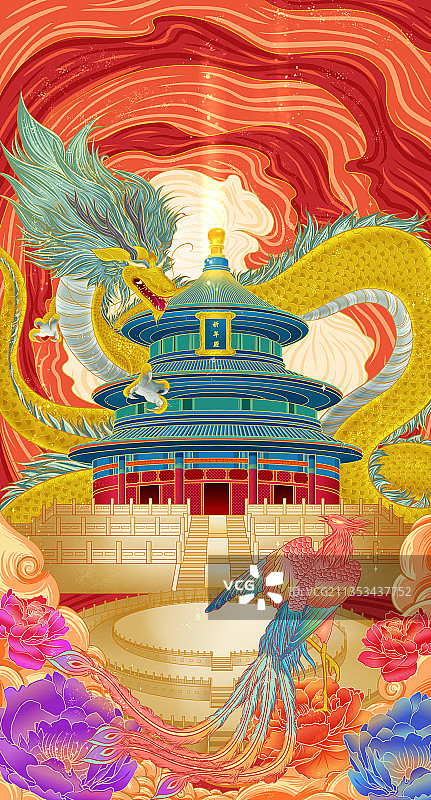 北京天坛图片素材