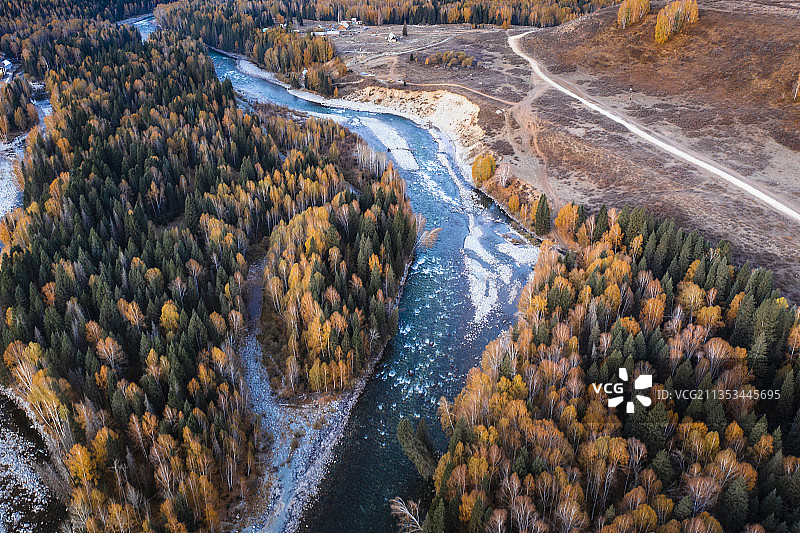 禾木河图片素材