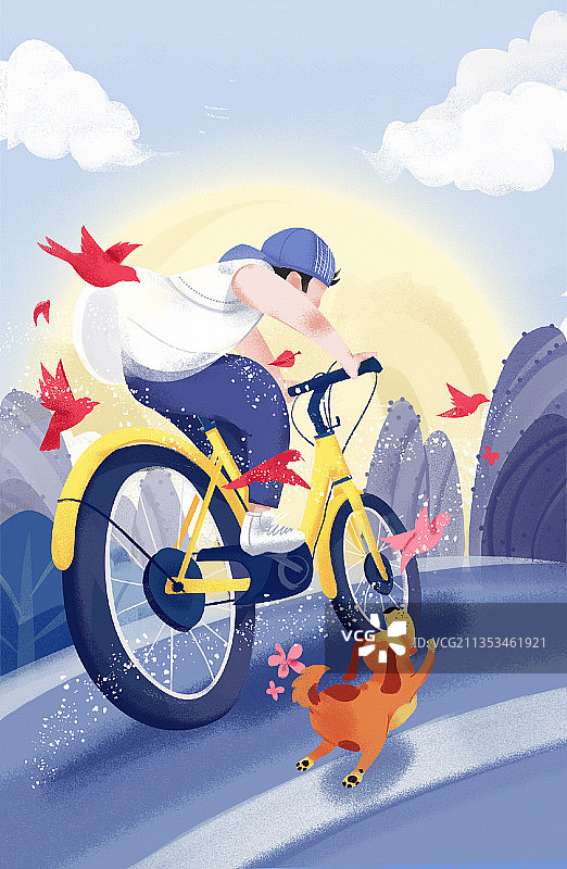 骑行图片素材