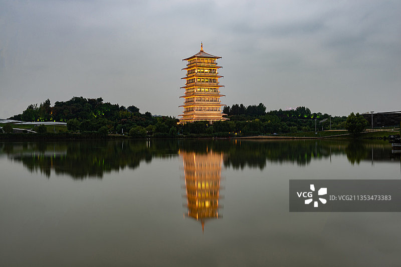 西安世园罗曼小镇图片素材