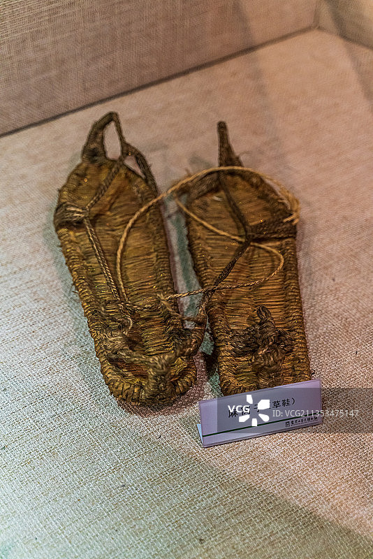茶史博物馆 文化 传统 古代 茶 茶文化 蒙顶山 草鞋图片素材