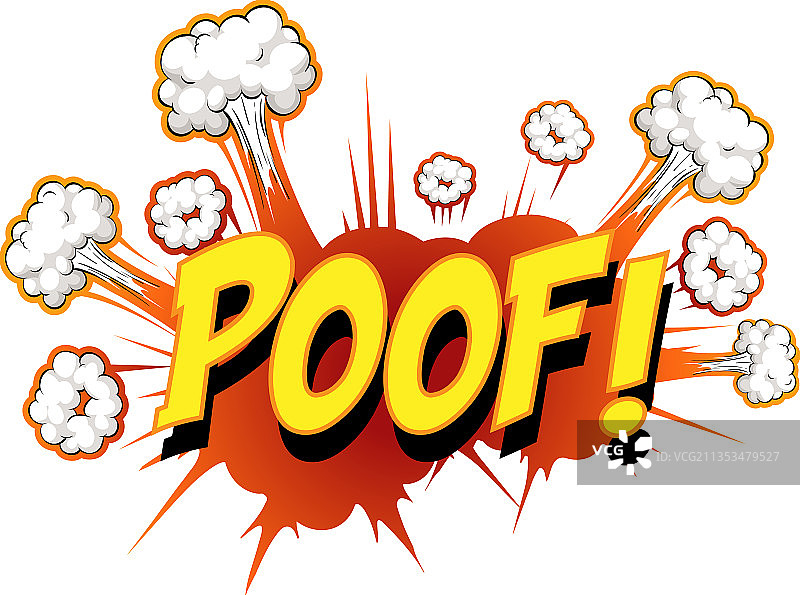 带有砰砰文字的漫画语音气泡图片素材