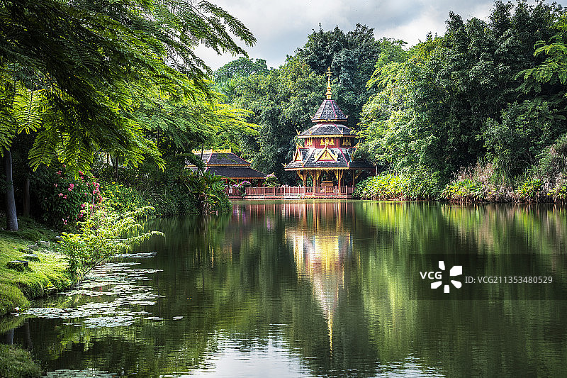 西双版纳曼听公园图片素材