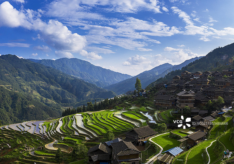 加榜梯田图片素材