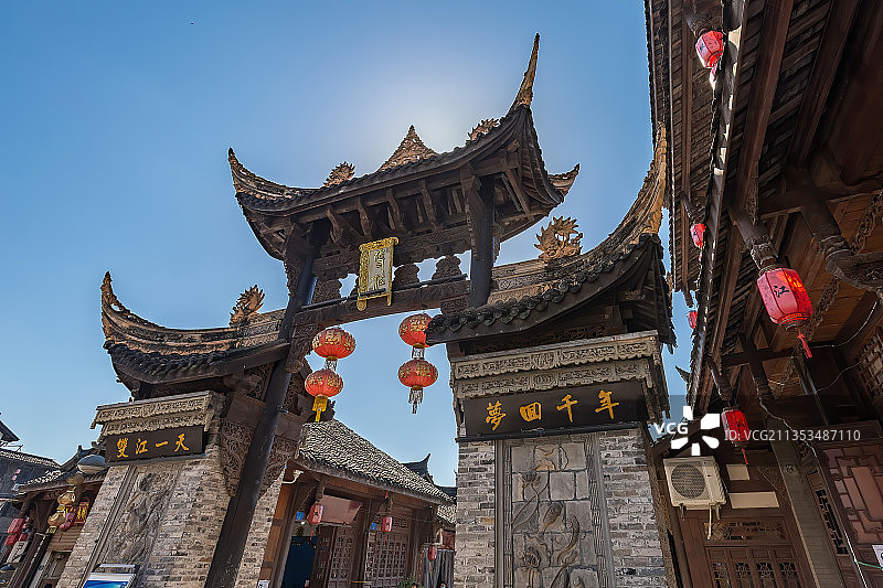 重庆市潼南区双江古镇图片素材