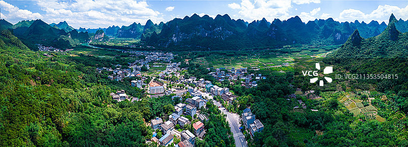 桂林冠岩风景区漓江风光图片素材