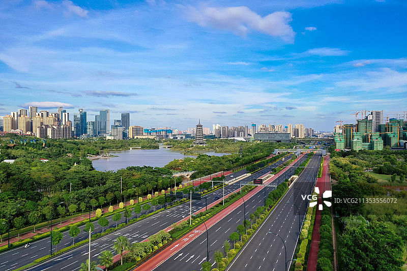 南宁市玉洞大道图片素材