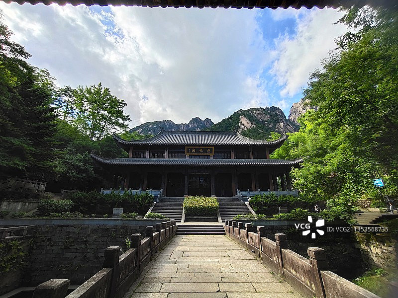 安徽黄山-慈光阁图片素材