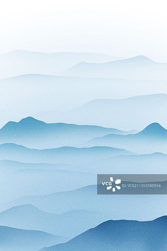 新中式水墨山水图片素材