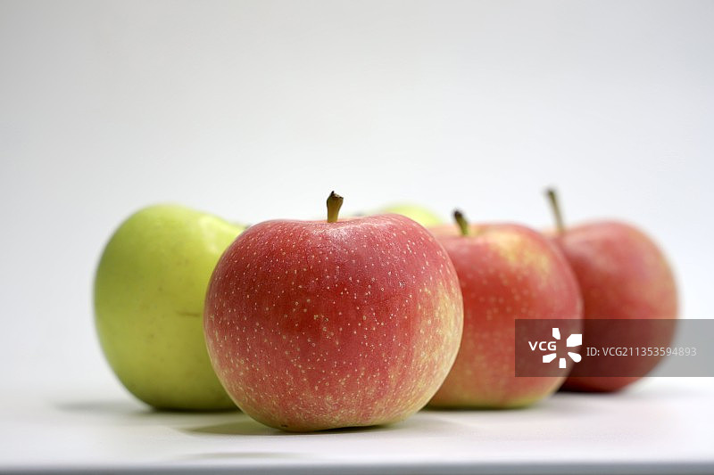 青苹果和红苹果图片素材