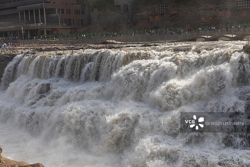 山西省临汾市吉县壶口瀑布图片素材