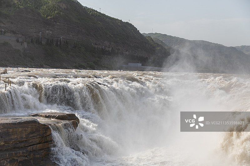 山西省临汾市吉县壶口瀑布图片素材
