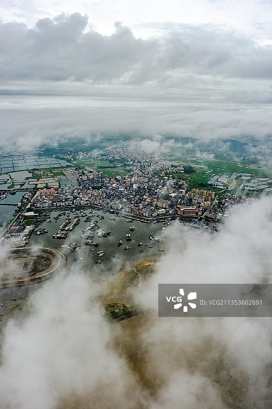 中国广东省阳江市阳西县溪头港图片素材