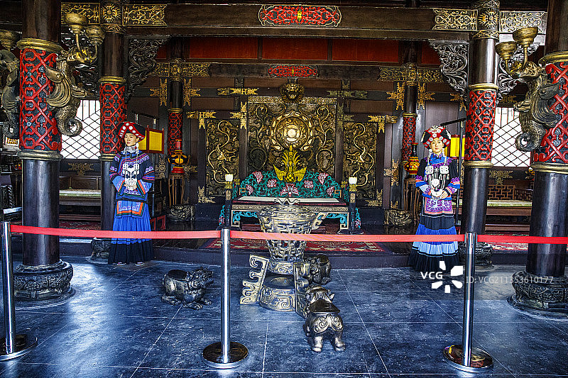 中国贵州毕节市大方县贵州宣慰府图片素材