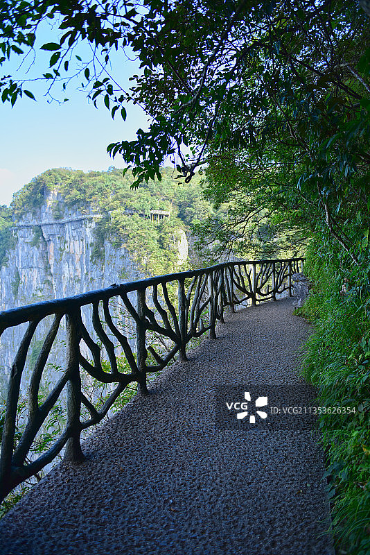 湖南省张家界市天门山国家森林公园风景名胜区图片素材