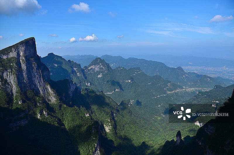 湖南省张家界市天门山国家森林公园风景名胜区图片素材