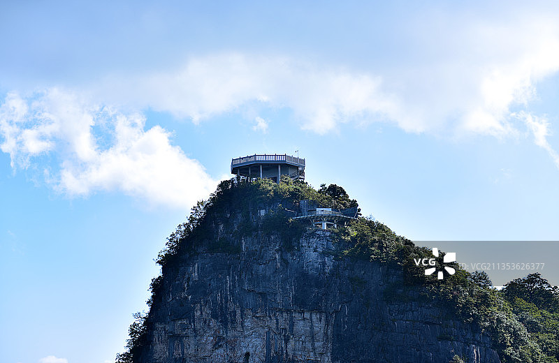 湖南省张家界市天门山国家森林公园风景名胜区图片素材
