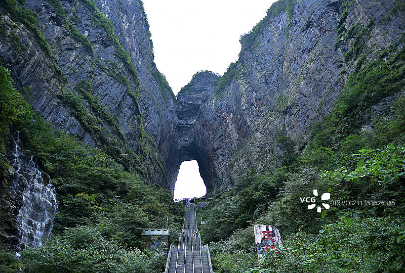 湖南省张家界市天门山国家森林公园风景名胜区图片素材