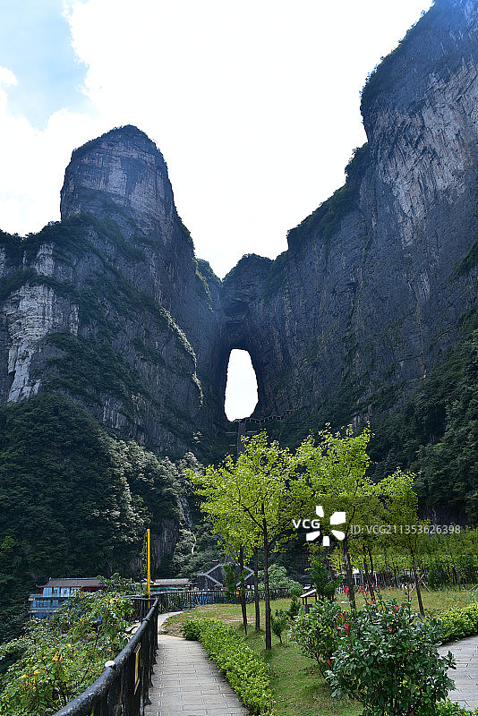 湖南省张家界市天门山国家森林公园风景名胜区图片素材