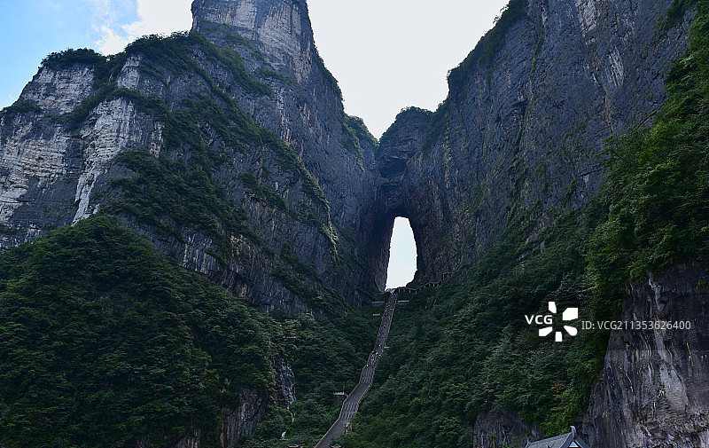 湖南省张家界市天门山国家森林公园风景名胜区图片素材