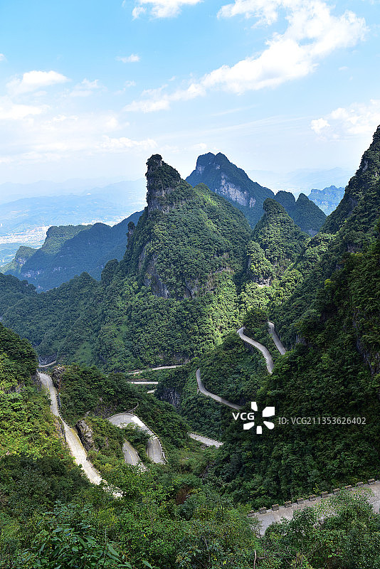 湖南省张家界市天门山国家森林公园风景名胜区图片素材